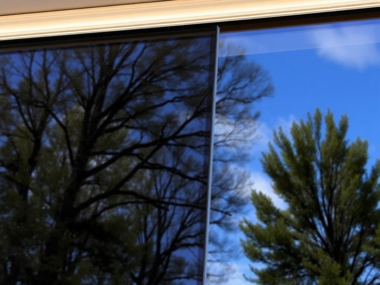AI-generated illustration of residential window cleaning